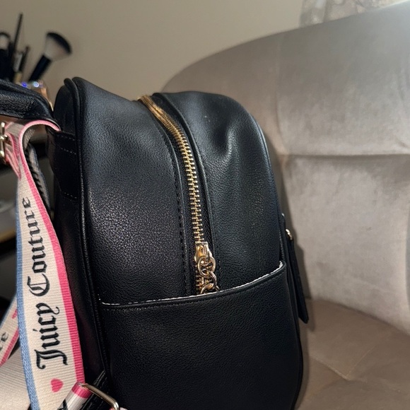 Juicy Couture Black Rhinestone Embellished Backpack main image 8